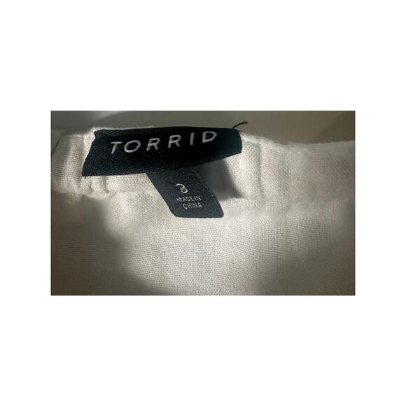 Torrid Double Gauze Ruffle Button Front Tank Top • Size 3X - Picture 8 of 13